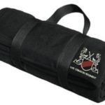 LHS Crimson Regiment Fleece Blanket with Carrying Strap